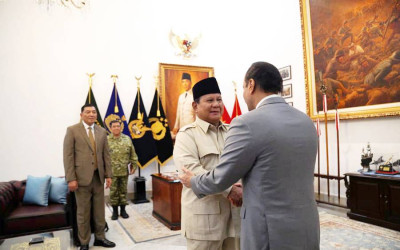 Presiden Prabowo Terima Deputi PM Qatar