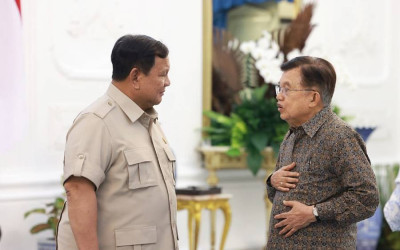 Presiden Prabowo Terima Jusuf Kalla