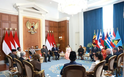 Presiden Prabowo Terima Surat Kepercayaan dari 8 Duta Besar