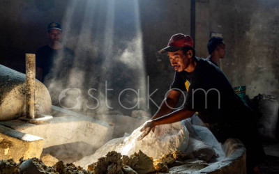 Produksi Mie Lethek Khas Bantul