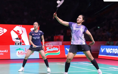Langkah Rachel/Febi Terhenti di Semifinal Indonesia Open 2026