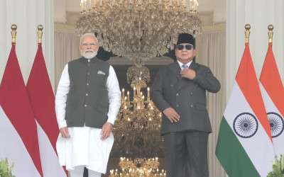 Presiden Prabowo Sambut PM Narendra Modi di Istana: Perkuat Kerja Sama Strategis RI-India