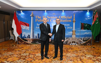 Indonesia-Turkmenistan: Sepakati Kerja Sama Strategis Baru dalam Konsultasi Politik Perdana