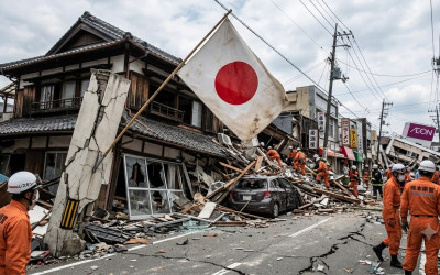 Gempa Jepang: 28 Tewas, Korban Selamat Kini Berjuang Melawan Cuaca Panas
