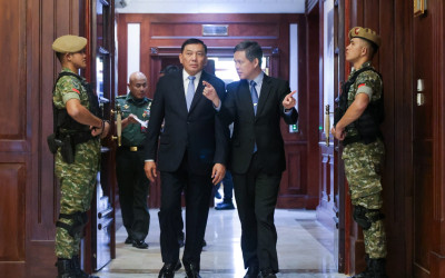 Menhan Sjafrie Terima Menhan Singapura: Deep Talk Isu Strategis Pertahanan