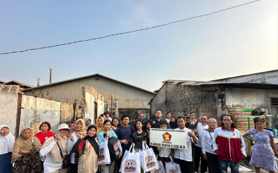 Aksi Nyata Legislator Partai Gerindra Salurkan Bantuan Korban Kebakaran di Jakarta Timur
