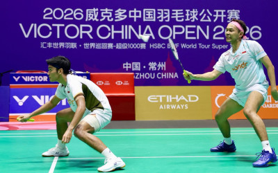 China Open 2026: Fajar/Fikri Melenggang ke Semifinal, Rachel/Febi Terhenti