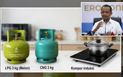 LIPSUS: Maju Mundur Rencana Konversi Energi Kompor Rumah Tangga Pengganti LPG, Menteri Bahlil Pilih Apa?