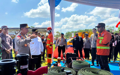 15.000 Hektare Lahan Terdampak, Kapolri Instruksikan Optimalisasi Penanganan Karhutla di Riau