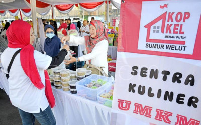 Koperasi Merah Putih Surabaya Gelar Pasar Murah