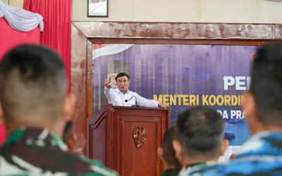 Tinjau Natuna, Menko Polkam Beri Arahan: Tugas Prajurit Perbatasan Menentukan Wibawa Indonesia