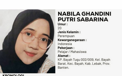Sempat Putus Kontak Usai Berangkat Kuliah, Begini Kronologi Hilangnya Nadira hingga Ditemukan Selamat