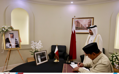 Presiden Prabowo Sampaikan Duka atas Wafatnya Mantan Emir Qatar