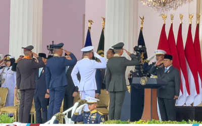 Presiden Prabowo ke Perwira TNI-Polri: Pangkat Amanah Rakyat, Jangan Disalahgunakan