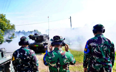 Pangdam Bukit Barisan Tinjau Uji Tempur