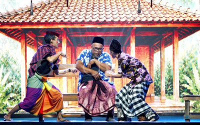 Pementasan Kesenian Ludruk di Malang