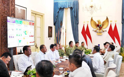 Presiden Prabowo Pimpin Rapat Bahas Cuaca Ekstrem dan Pencegahan Bencana