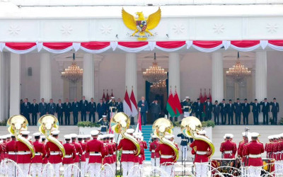 Presiden Prabowo Sambut Presiden Belarus