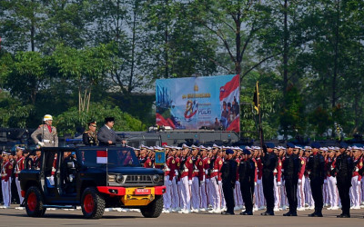 Pimpin Upacara HUT ke-80 Bhayangkara, Presiden Prabowo Berikan 6 Pesan Penting untuk Polri
