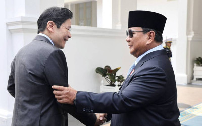 Presiden Prabowo Terima Kunjungan PM Singapura