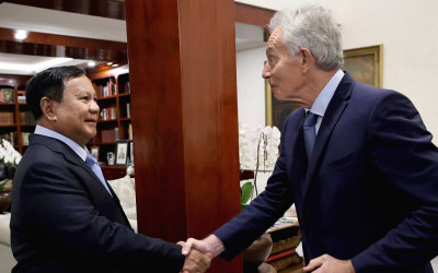 Presiden Prabowo Terima Kunjungan Tony Blair