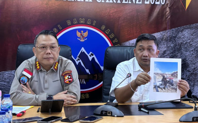 Satgas Damai Cartenz Tetapkan Tujuh Tersangka Pembunuhan Pilot WN Amerika Serikat di Yahukimo