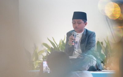 Inspiratif! Berawal dari Kebiasaan Tidur, Qari Cilik Tampil Memukau di Monas