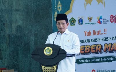Menag Nasaruddin Umar Luncurkan Gebermas: Masjid Jadi Pusat Pemberdayaan Umat