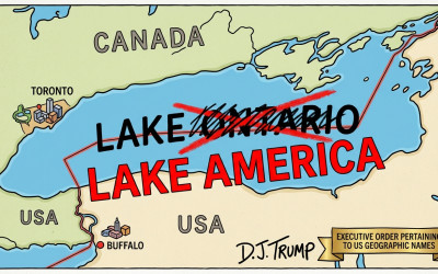 Teken Aturan Baru, Trump Mau 'Caplok' Danau Ontario?