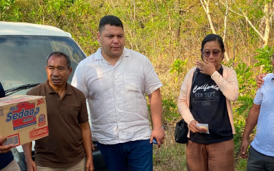 Tinjau Wilayah Terdampak Gempa NTT, Fernando: Ambulans Udara Sangat Dibutuhkan untuk Selamatkan Nyawa
