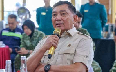 Menhan Ajak Masyarakat-Pengusaha Ikut Bantu Tangani Karhutla