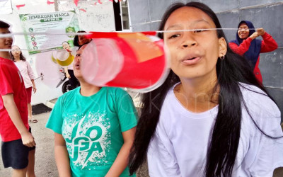 Antusiasme Anak-anak Semarakkan Perlombaan Kemerdekaan