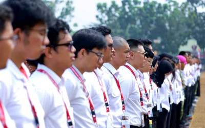Apel Pemberangkatan Calon Komcad ASN Kementerian Lembaga Gelombang II 2026