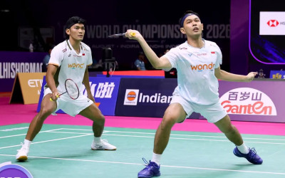 Kejuaraan Dunia Bulutangkis 2026: Fajar/Fikri Sikat Wakil Prancis, Rehan/Gloria Gugur Dramatis