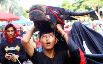Festival Seni Tradisional Bantengan Nuswantara di Kota Batu