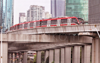 LRT Velodrome-Manggarai Resmi Beroperasi, Tarif Sementara Cuma Rp5.000