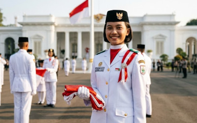 Cetak Sejarah, Ismi Ulfaida Jadi Siswa Sekolah Rakyat Pertama di Paskibraka Nasional