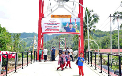 Jembatan Gantung Koto Rawang Pesisir Selatan