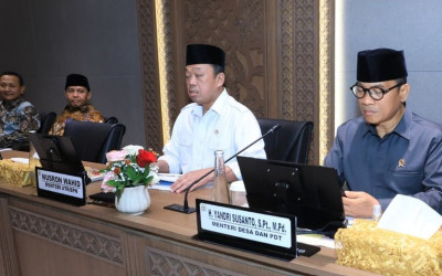 Atasi Sengketa Lahan Desa, Mendes Yandri Tawarkan Solusi di Rakor DPR