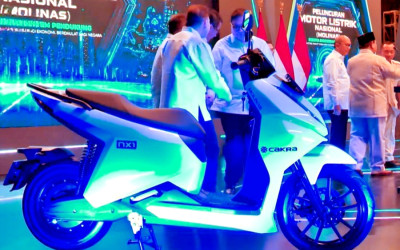 Spill Spek Cakra NX1, Motor Listrik Nasional yang Baru Dirilis Presiden Prabowo