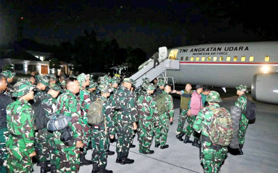 Pemberangkatan Satgas Karhutla TNI AU ke Kalimantan Barat