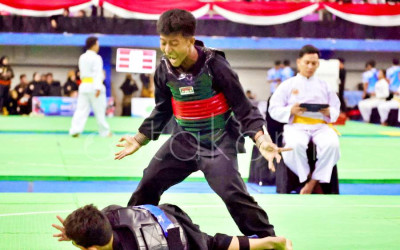 Pesilat Unjuk Kebolehan di Turnamen BNN Cup