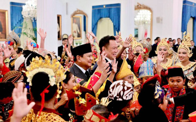 Presiden Prabowo Jamu Makan Malam Kenegaraan PM Tailan Anutin
