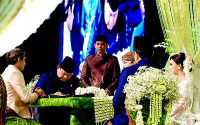 Presiden Prabowo Menjadi Saksi Pernikahan Kasespri