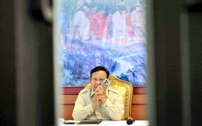 Presiden Prabowo Pimpin Ratas Koordinasi Penanganan Karhutla Kalteng