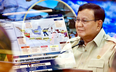 Presiden Prabowo Pimpin Ratas Penanganan Karhutla Riau