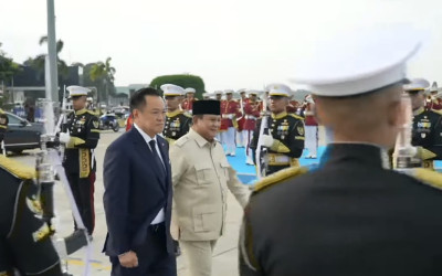 Presiden Prabowo Lepas Langsung Kepulangan PM Tailan Anutin Charnvirakul