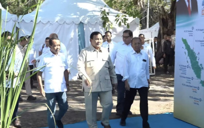 Tiba di Bali, Presiden Prabowo Luncurkan Pengembangan PLTS Gilimanuk