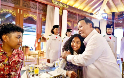 Undang ke Hambalang, Presiden Prabowo Spill Rasa Bangga ke Para Petugas Upacara HUT ke-81 RI