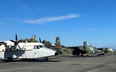 Penanganan Karhutla Makin Gaspol, Lima Pesawat TNI AU Meluncur ke Kalimantan
